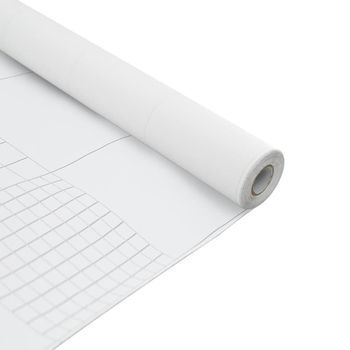 Lámina De Ventana Esmerilada Pvc Blanco Vidaxl