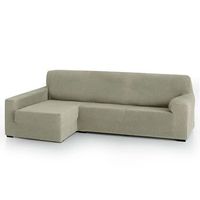 funda de sofa chaise longue elastica strada brazo izquierdo largo gris claro funda para sofa chaise longue elastica