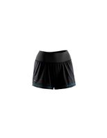 pantalones de trail lurbel venus shorts w mujer negroturquesa