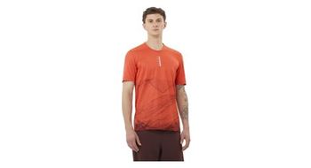 Maillot de manga corta salomon s lab ultra print rojo hombre