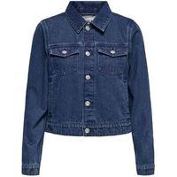 only cazadora vaquera 15346962 rillo-dark blue denim para mujer
