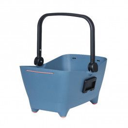 Basil Cesta Delantera Para Perros Buddy 32l Con Placa Adaptadora Kf Plastico Azul (5x32x22 Cm)