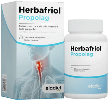 Eladiet Herbafriol Propolag Naranja 24 Comprimidos Chupar