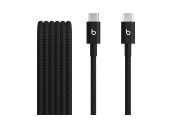 REACONDICIONADO Seminuevo Muy bueno Cable USB-C - Apple Beats USB 2.0, USB-C, 1,5 metros, Negro carbón