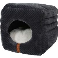 paloma 2 en 1 canasta acolchada para gatos - 35 x 35 x 35 cm - zolux