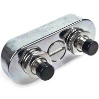 juego de botones 22mm para atornillar classic cromado
