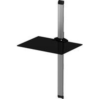 sonorous pl2610 single shelf support system - black  silver black
