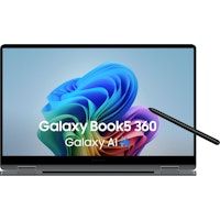 samsung galaxy book5 360 intel core ultra 7 256v hibrido 2-en-1 396 cm 156 pulgadas pulgadas pantalla tactil full hd 16 gb lpddr5x-sdram 512 gb ssd wi-fi 7 80211be windows 11 pro gris