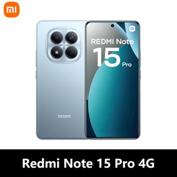 Xiaomi Redmi Note 15 Pro 4G, NFC, Pantalla AMOLED FHD de 6,77'', 120 Hz, Cámara de 200 MP, Batería de 6500 mAh, IP65