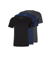 boss para hombre 50475284 pack 3 camisetas rn 3p clasico marino gris negro l casual algodon manga corta