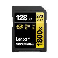 lexar professional 1800x tarjeta sdxc 128gb uhs-ii u3 v60 clase 10