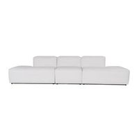 sofa de 3 plazas more pars m4-m1-m3 blanco