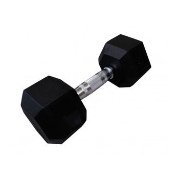 Mancuerna Hexagonal - Negro , 27,5 Kg