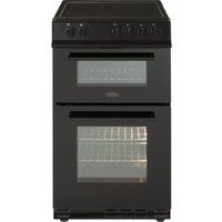 belling fs50edoc 50 cm electric ceramic cooker - black black