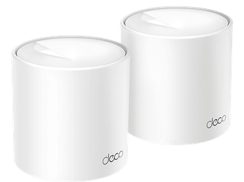 Sistema WiFi Mesh - TP-Link Deco X10, 1500 Mbps, MU-MIMO, 6, 360m², 120 Dispositivos, Blanco