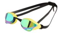 gafas de natacion arena cobra core swipe amarillo espejo   negro
