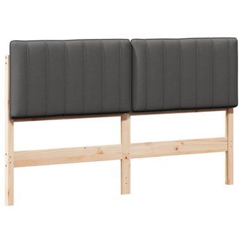 Cabecero，panel De Cabecero Tapizado Con Cabecera Marrón Y Gris Oscuro 160 Cm