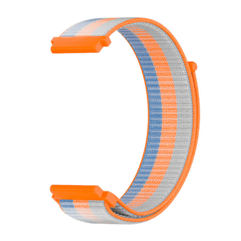 SAVE FAMILY Correa Recambio Tela Rayas Naranja Compatible con los modelos SaveWatch Senior Enjoy Superior
