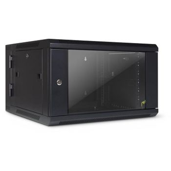 Bastidor de pared Inter-Tech SMB-6606 6U 40 kg Negro