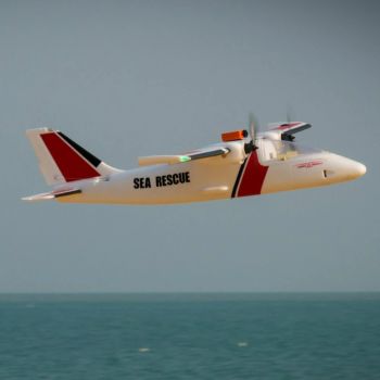 SonicModell Binary 1200mm de Envergadura, Plataforma de Vuelo FPV Multiusos de Motor Doble EPO para Levantamientos Aéreo