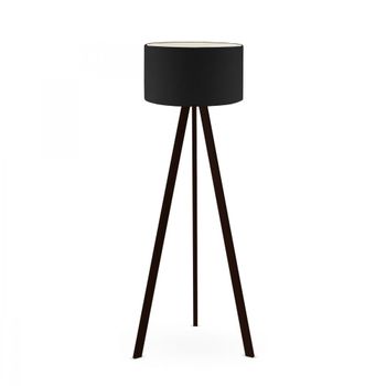 Lámpara de pie de pvc negro ø38 cm