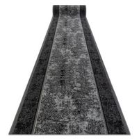 alfombra de pasillo con refuerzo de goma 120 cm stark gris 120x450 cm