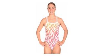 Banador mako aumakua la zebra mujer blanco   rosa