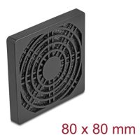rejilla ventilador delock 67311 80 mm filtro extraible negro