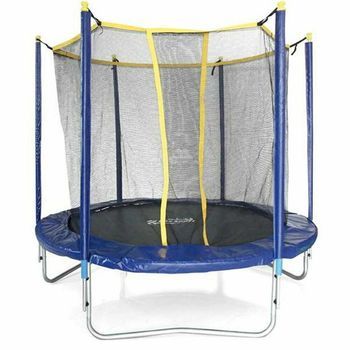 Cama Elástica Para Juegos Al Aire Libre - 50 Kg Azul (182 X 172 Cm)