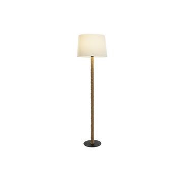 Lampara Pie Metal Cuerda 42x42x151
