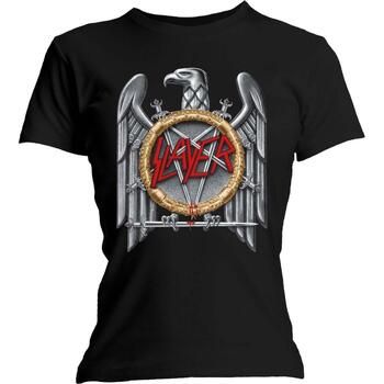 Slayer Camiseta manga larga Silver para mujer