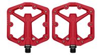 crankbrothers stamp 1 gen 2   pedales planos pequenos rojo