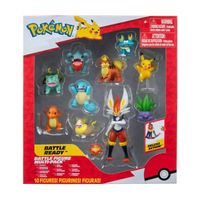 pokemon - multipack 10 figuras pokemon  3 anos