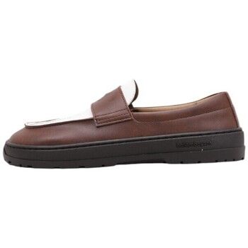 Beflamboyant Mocasines GLOW BAREFOOT BROWN WHITE para mujer