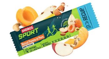 Andros sport recup barrita proteica de manzana pera albaricoque 50 g