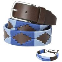 pelpe cinturon polo azul gs1 azul para hombre