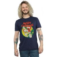 disney camiseta merry christmas para hombre