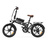 bicicleta electrica pvy z20 max it - motor 250w bateria 36v15ah36v106ah ruedas de 20 pulgadas freno de disco hidraulico - gris