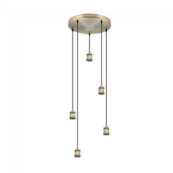 Lámpara colgante elkan (5 luces)