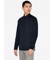 ax armani exchange para hombre 8nzcbdzn10z1510 camisa classic marino xxl casual fiesta algodon clasico manga larga