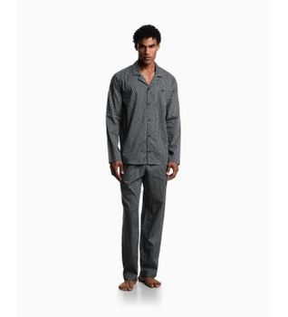 Emporio Armani para hombre. EM000615_AF19318 Pijama Muselina marino (L), Homewear, Algodón, Manga larga