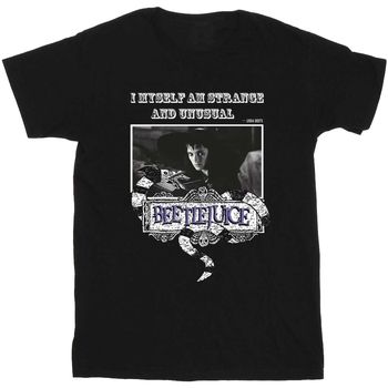Beetlejuice Camiseta Strange And Unusual para niño