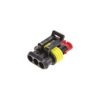 conector de cable electrico carcasa 3 pines superseal macho