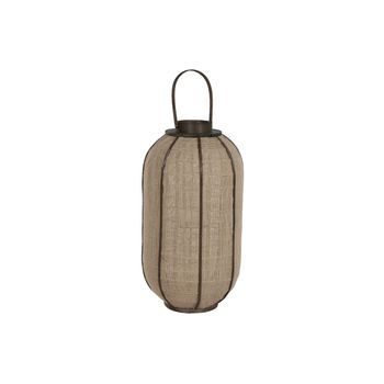 Portavela Yute Bambu 33x33x77 Natural
