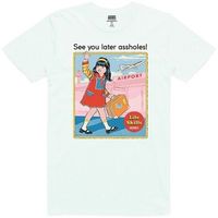 steven rhodes camiseta see you later assholes para hombre