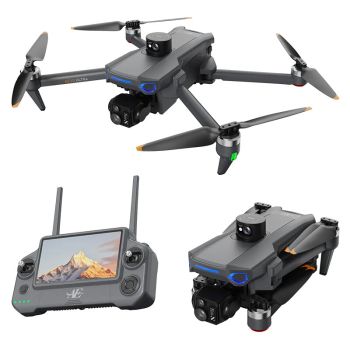 Repetidor Digital FPV AE30 GPS 10KM 5G con video 4K HDR,zoom 5X,cámara dual,gimbal EIS de 3 ejes,elevación ultrasónica 3