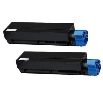 Compatible Multipack OKI MB491dn Printer Toner Cartridges (2 Pack) -44917602