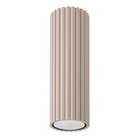lampara de techo gris pardo aluminio alt 20 cm