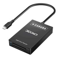 lector de tarjetas caruba sd xqd usb-c led compatible windows mac
