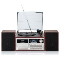 tocadiscos roadstar hif-8892dbt 2 x 32 w rms bluetooth cd cassette usb-mp3 dab